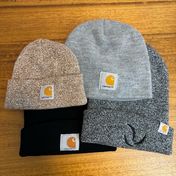 Carhartt Bundle 4 cap/ hat toddler and adult - Gray, Black, Tan - Picture 2 of 11